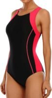 Women's One Piece Athletic Racerback Swimsuit Slimming Bathing Suit